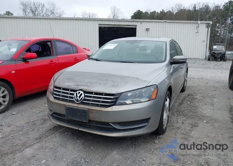2012 Volkswagen Passat 2.0L Tdi Se из США, поврежденный, VIN 1VWBN7A33CC075156